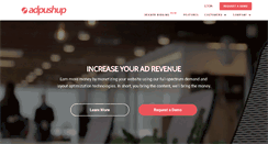 Desktop Screenshot of adpushup.com
